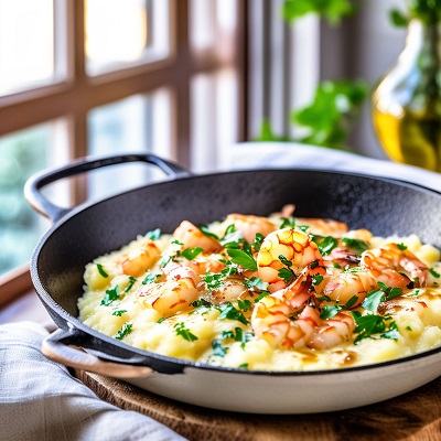 Shrimp and Cheese Omelet